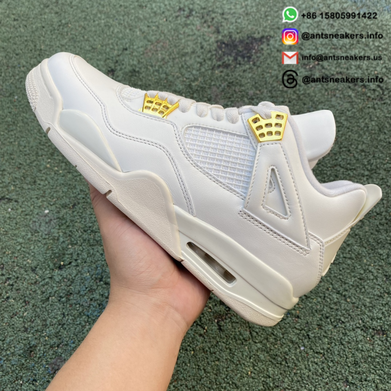 Wmns Air Jordan 4 Retro 'Metallic Gold' AQ9129-170