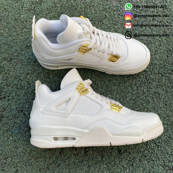 Wmns Air Jordan 4 Retro 'Metallic Gold' AQ9129-170 - Image 19
