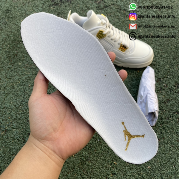 Wmns Air Jordan 4 Retro 'Metallic Gold' AQ9129-170 - Image 17