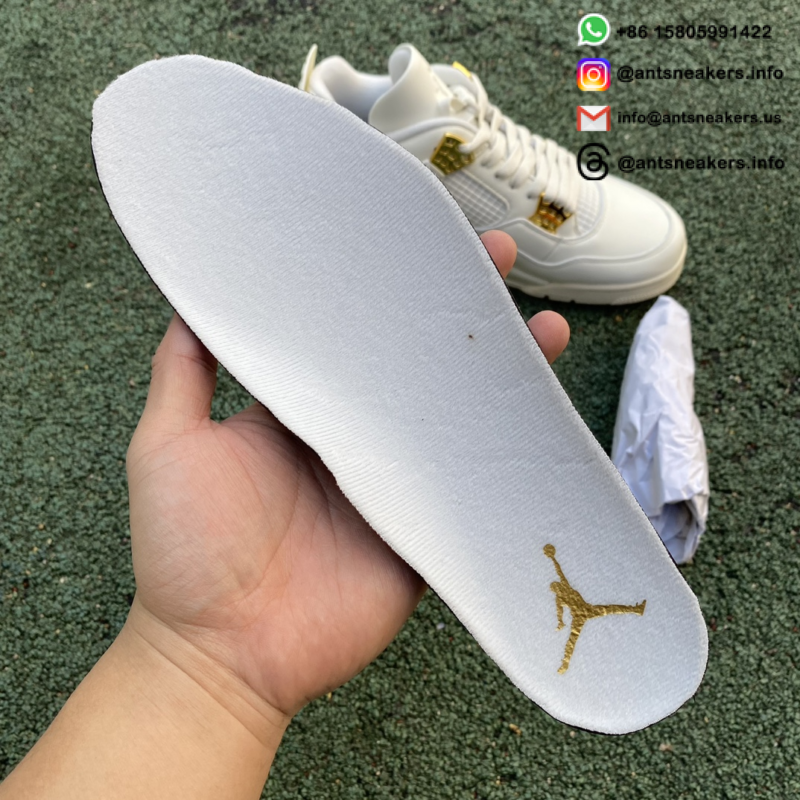 Wmns Air Jordan 4 Retro 'Metallic Gold' AQ9129-170
