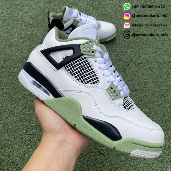 Wmns Air Jordan 4 Retro 'Seafoam' AQ9129-103 - Image 2