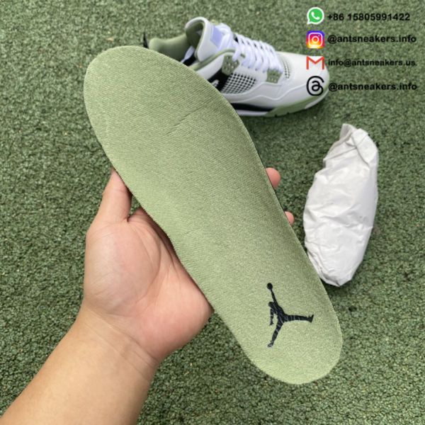 Wmns Air Jordan 4 Retro 'Seafoam' AQ9129-103 - Image 15
