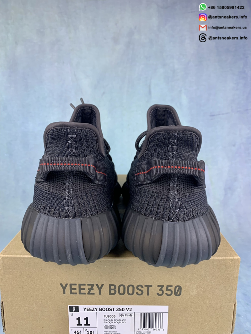Yeezy Boost 350 V2 'Black Non-Reflective' FU9006