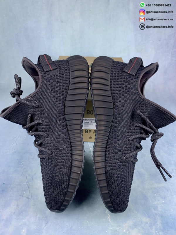 Yeezy Boost 350 V2 'Black Non-Reflective' FU9006 - Image 5