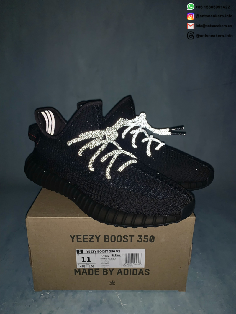Yeezy Boost 350 V2 'Black Non-Reflective' FU9006