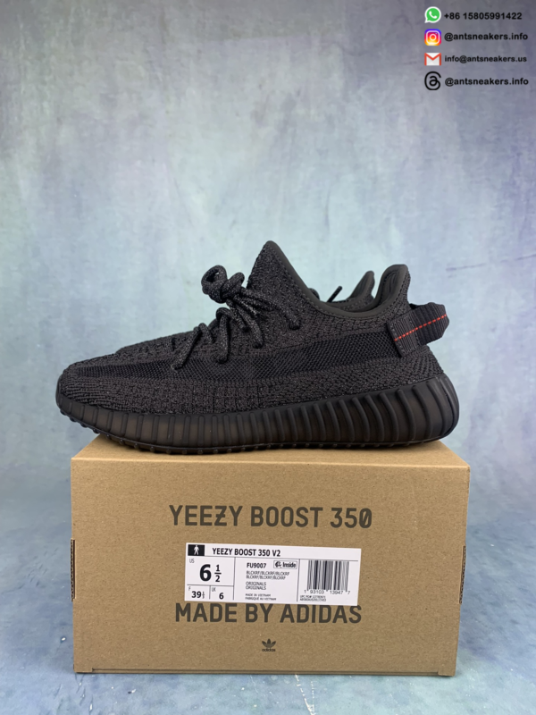 Yeezy Boost 350 V2 'Black Reflective' FU9007 - Image 2