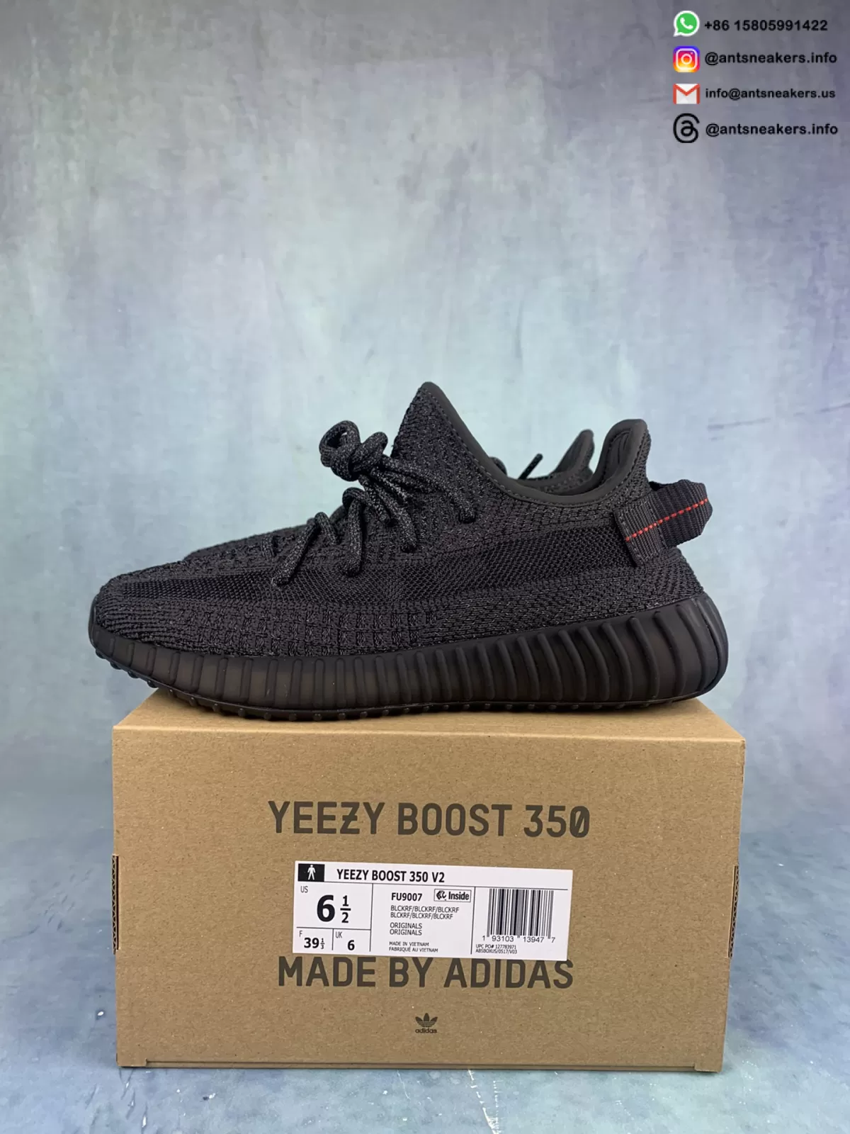 Yeezy Boost 350 V2 'Black Reflective' FU9007