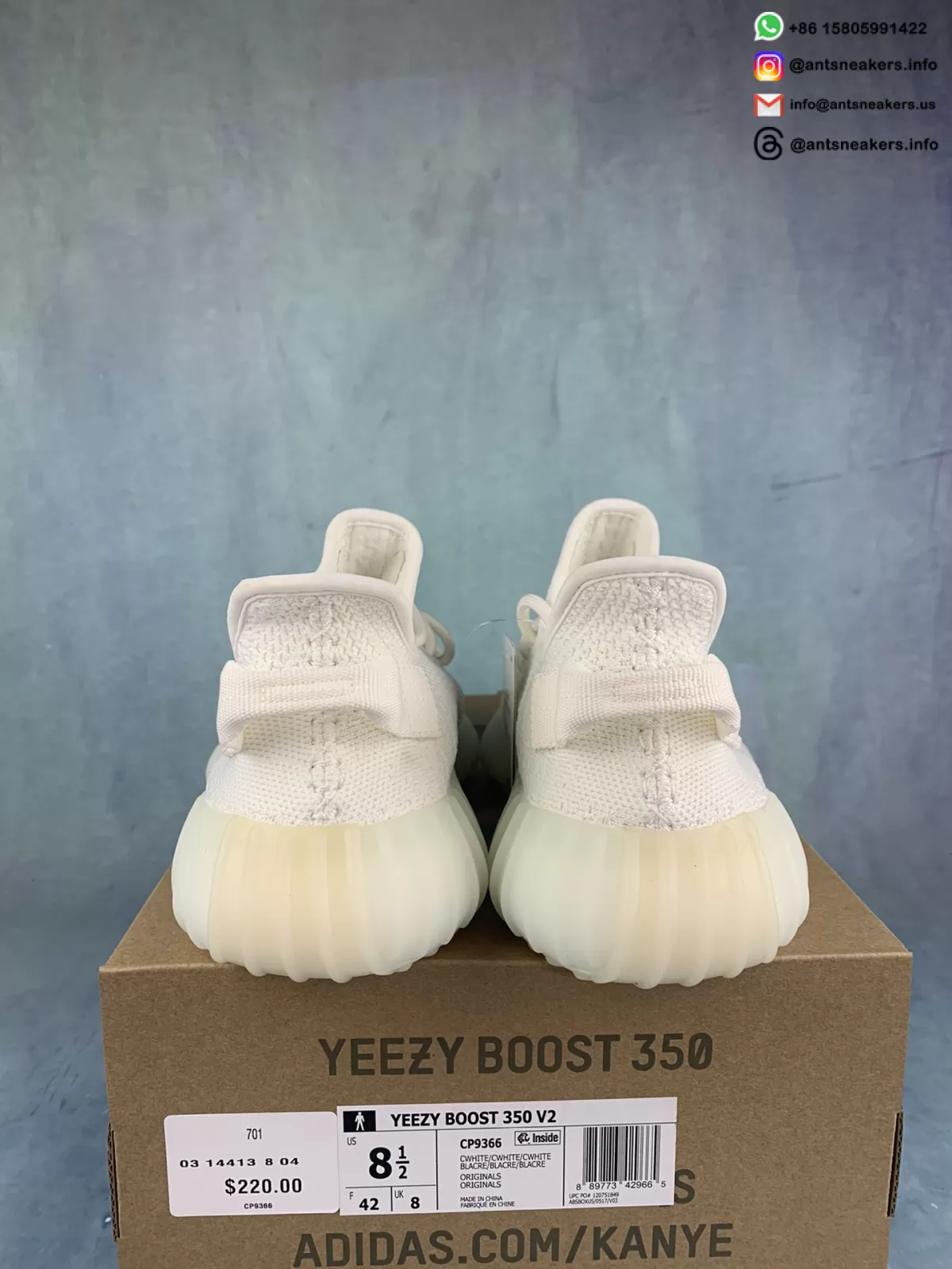 Yeezy Boost 350 V2 'Cream White / Triple White' CP9366