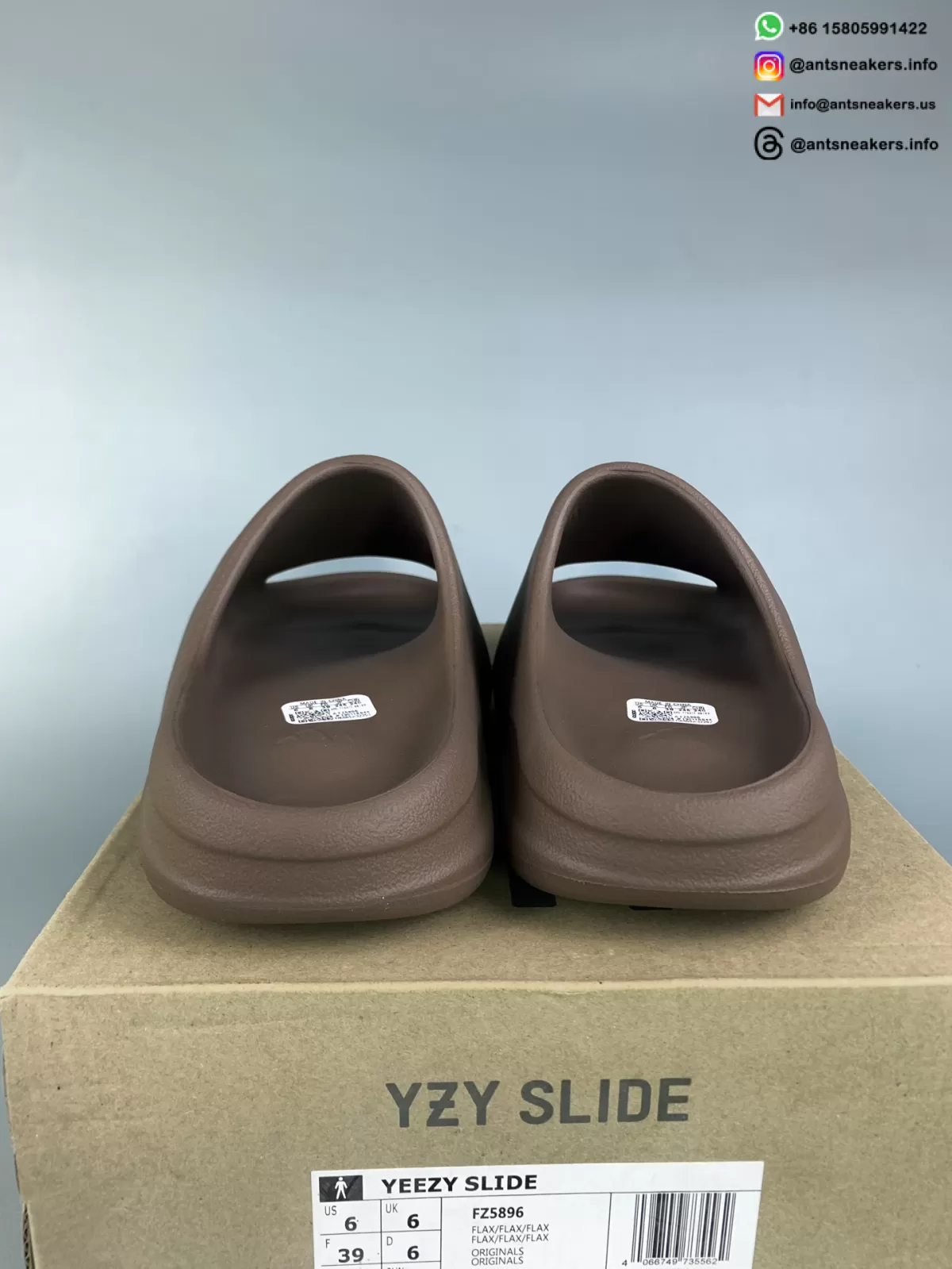 Yeezy Slides 'Flax' FZ5896 Sneakers Running Shoes