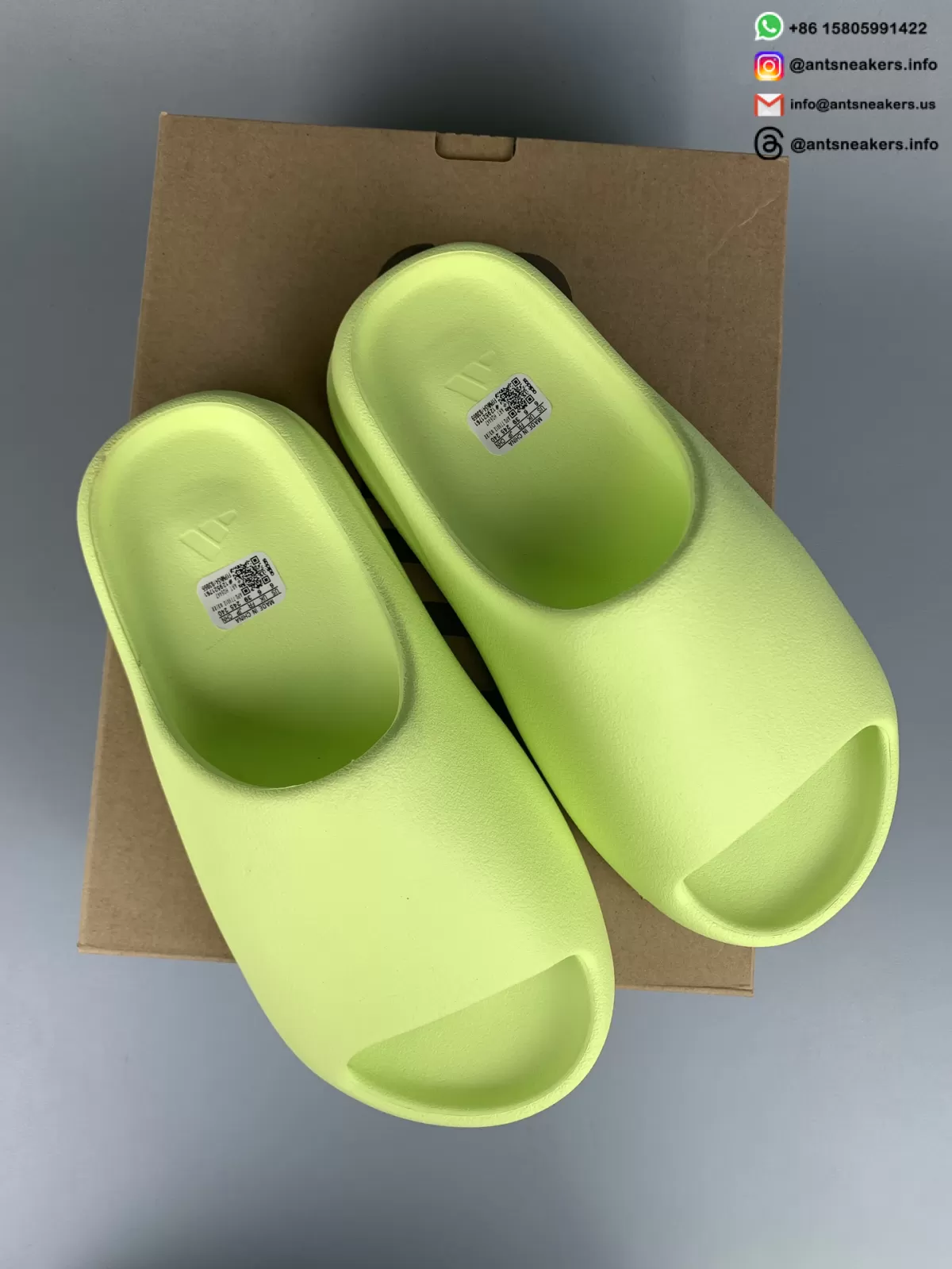 Yeezy Slides 'Glow Green' 2022 HQ6447