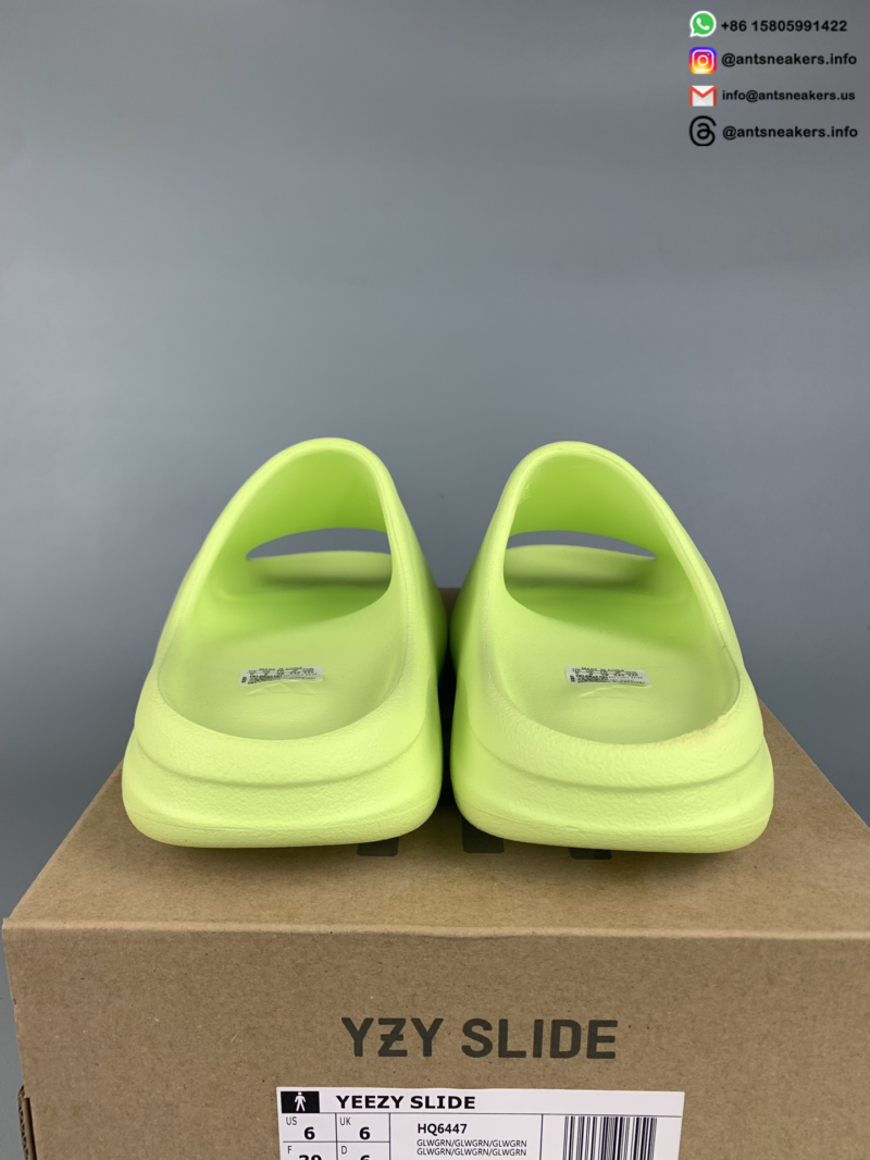 Yeezy Slides 'Glow Green' 2022 HQ6447