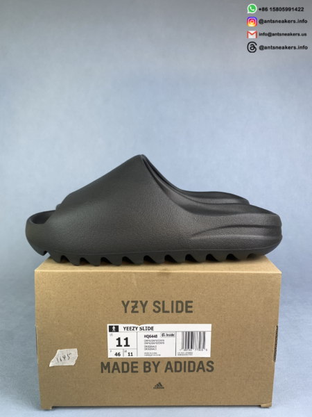 Yeezy Slides 'Onyx' HQ6448 - Image 2