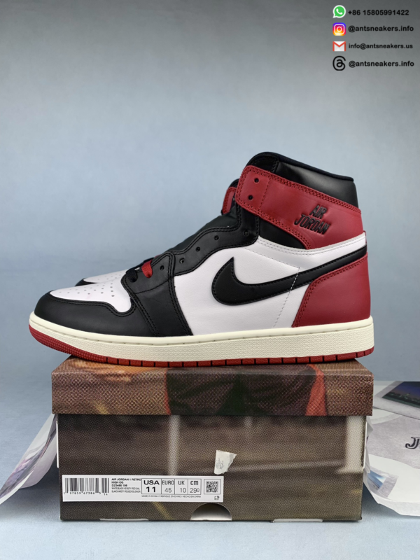 Air Jordan 1 Retro High OG 'Black Toe Reimagined' DZ5485-106 - Image 2
