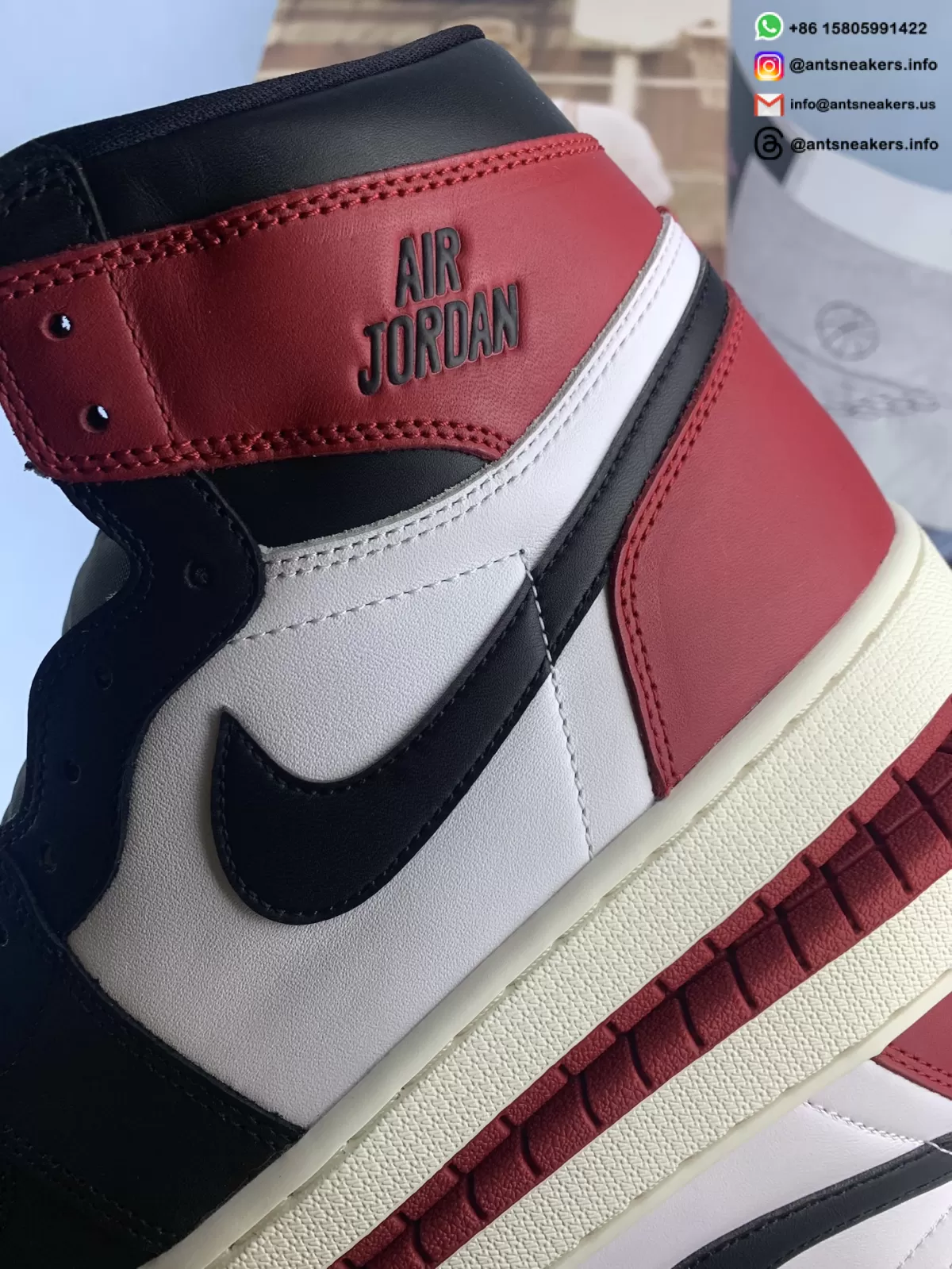 Air Jordan 1 Retro High OG 'Black Toe Reimagined' DZ5485-106