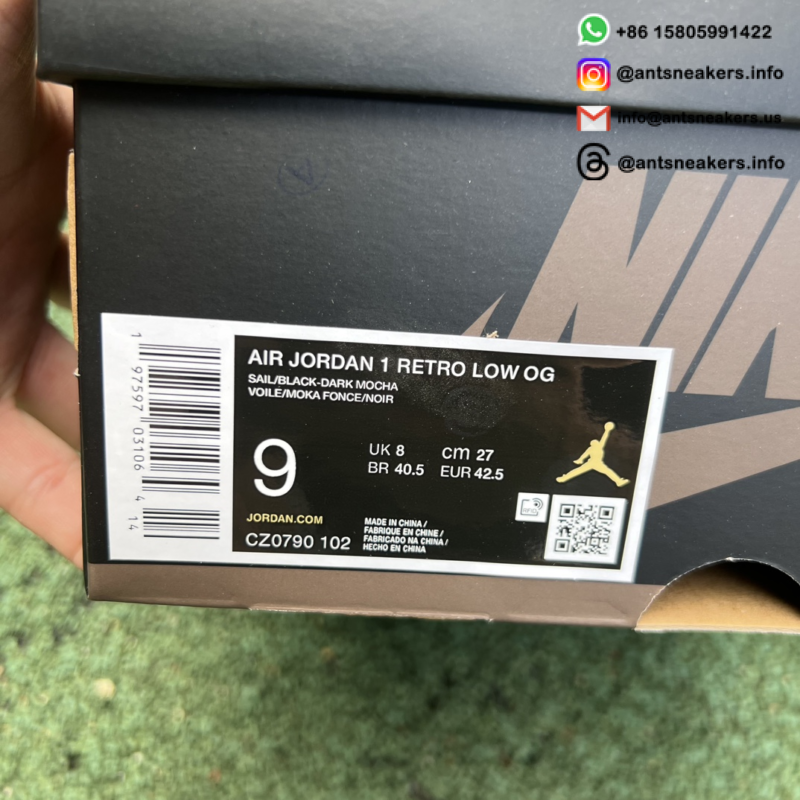 Air Jordan 1 Retro Low OG 'Mocha' CZ0790-102