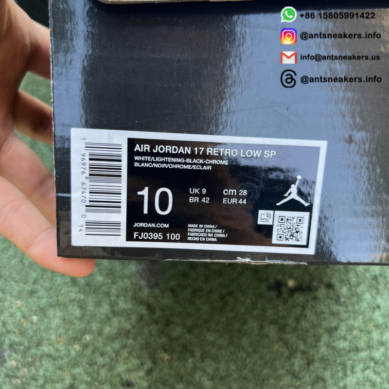 Air Jordan 17 Retro Low SP 'All Star - Lightning' 2024 FJ0395-100