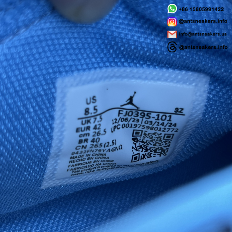 Air Jordan 17 Retro Low SP 'UNC' 2024 FJ0395-101