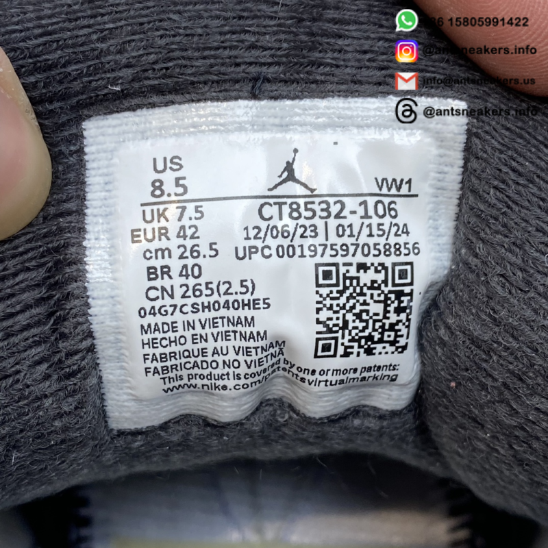Air Jordan 3 Retro 'Cement Grey' CT8532-106