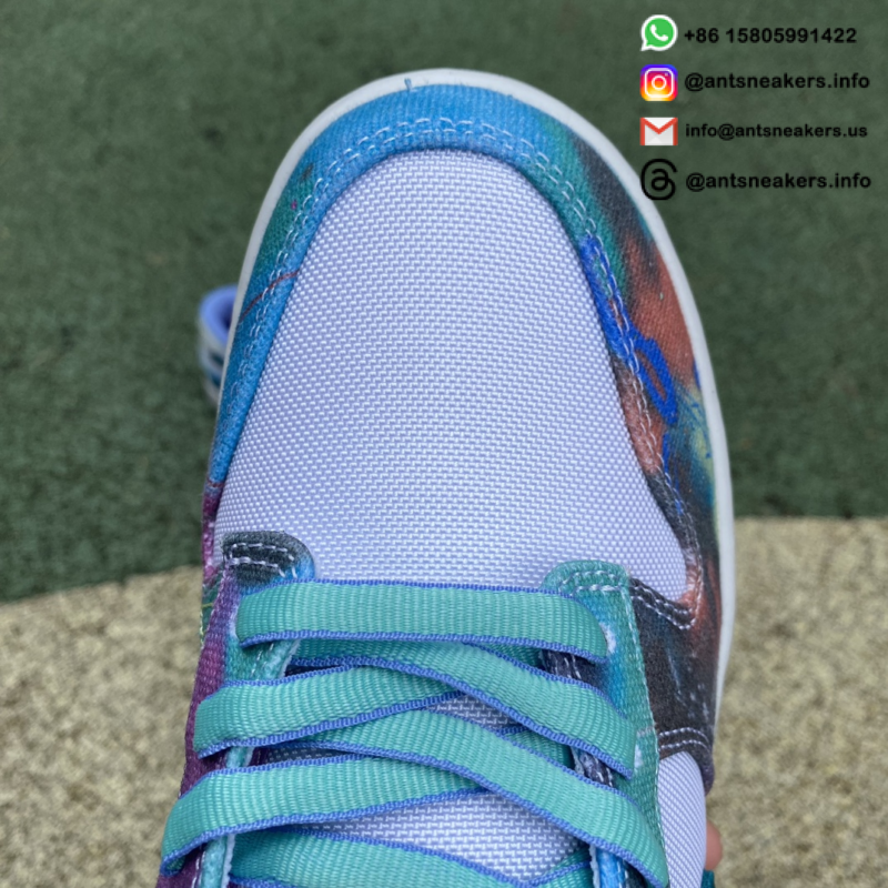 Futura Laboratories x Nike Dunk Low SB 'Bleached Aqua' HF6061-400