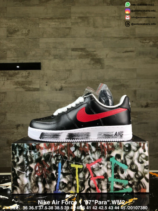 G-Dragon x Nike Air Force 1 '07 'Para-noise - Korea Exclusive' AQ3692-002 - Image 2