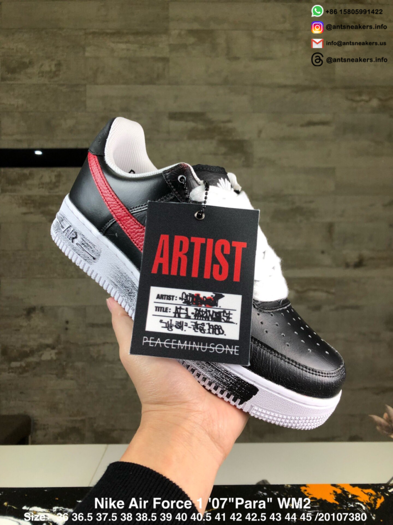 G-Dragon x Nike Air Force 1 '07 'Para-noise - Korea Exclusive' AQ3692-002