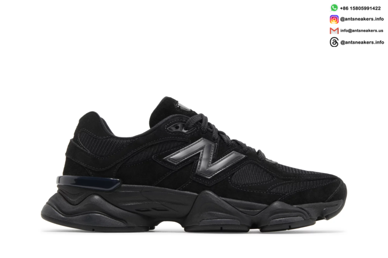 New Balance 9060 'Triple Black Suede' U9060BPM