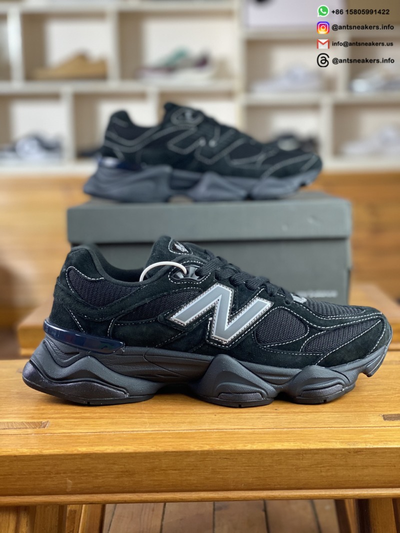 New Balance 9060 'Triple Black Suede' U9060BPM