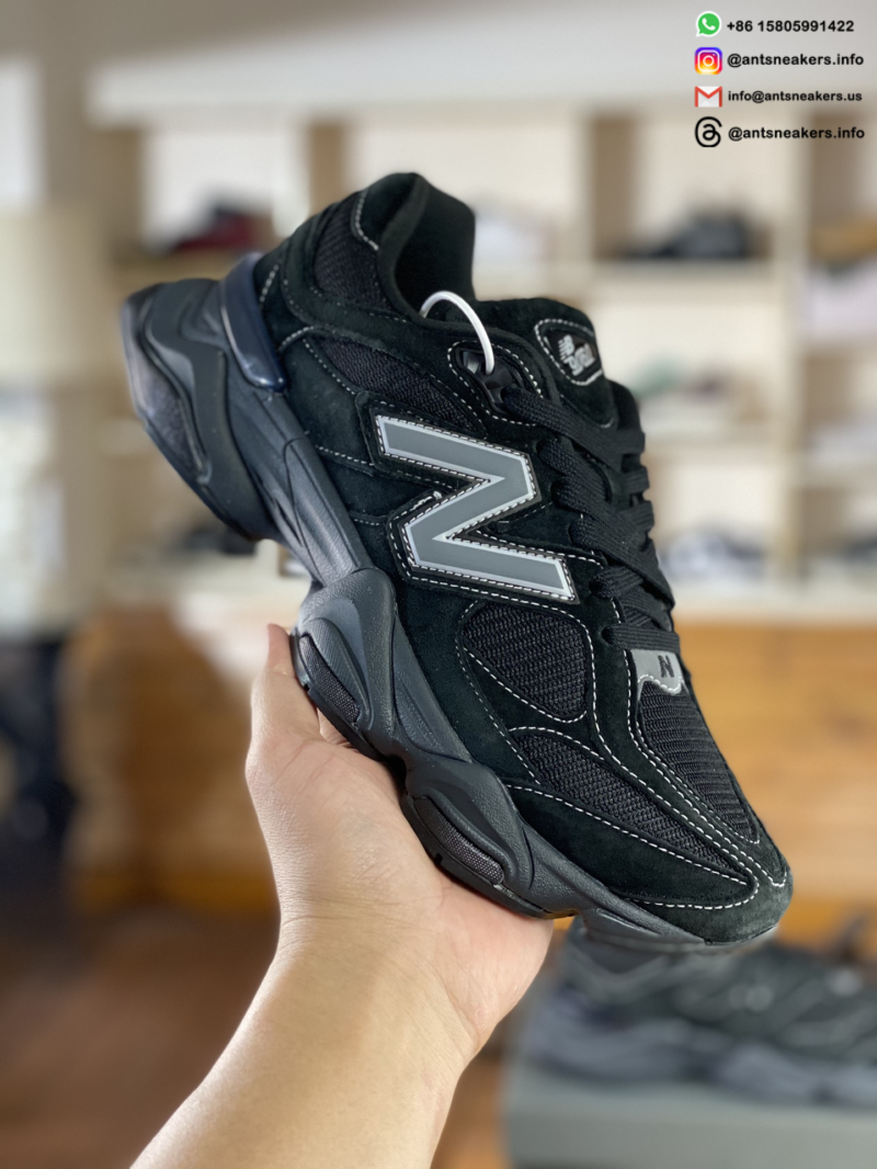 New Balance 9060 'Triple Black Suede' U9060BPM