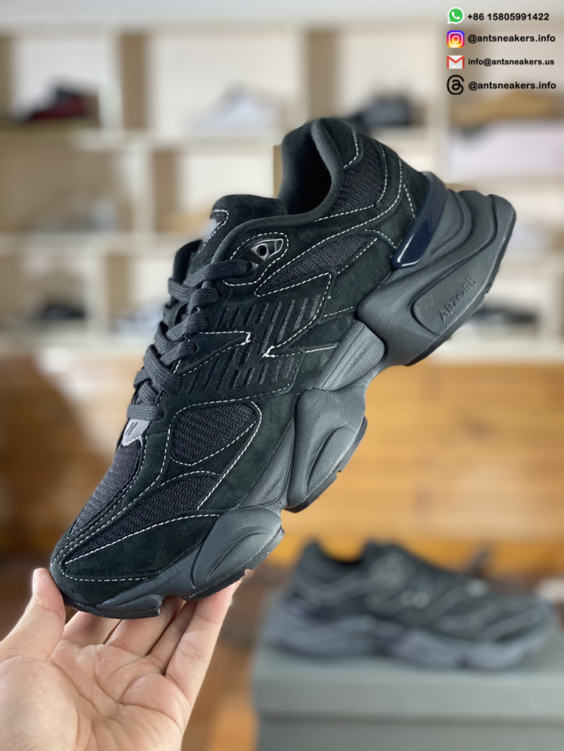 New Balance 9060 'Triple Black Suede' U9060BPM