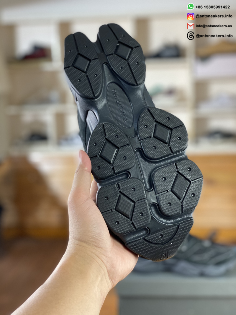 New Balance 9060 'Triple Black Suede' U9060BPM