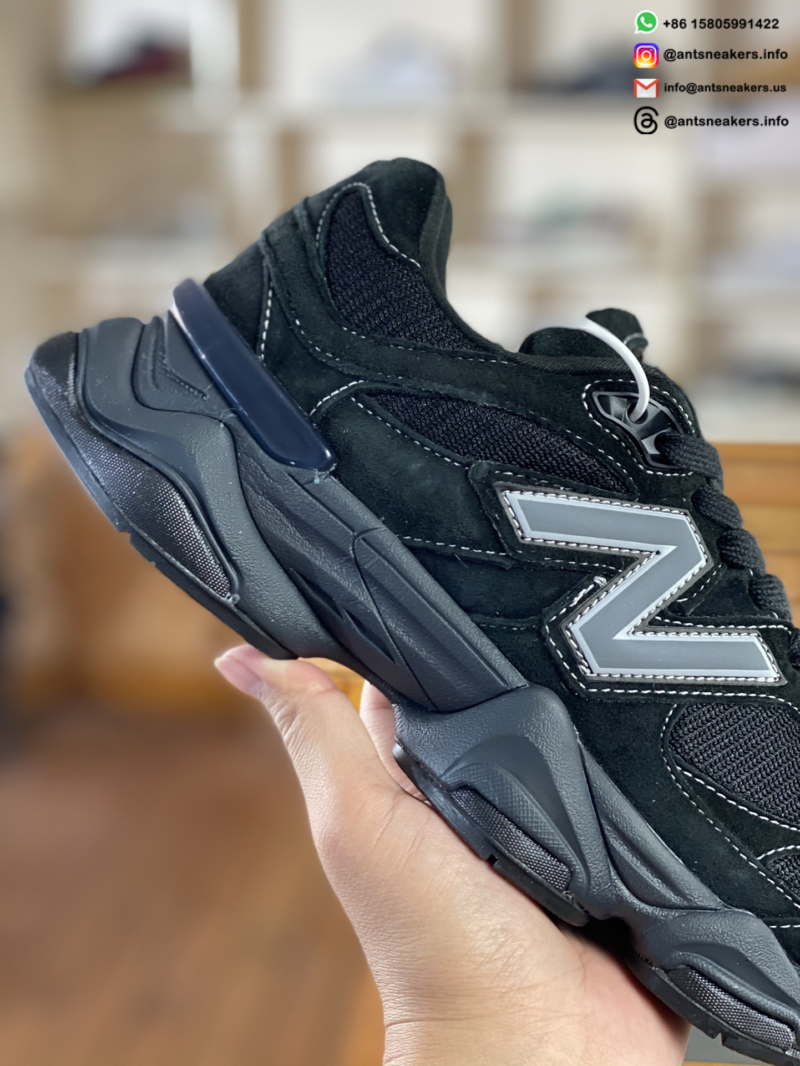 New Balance 9060 'Triple Black Suede' U9060BPM