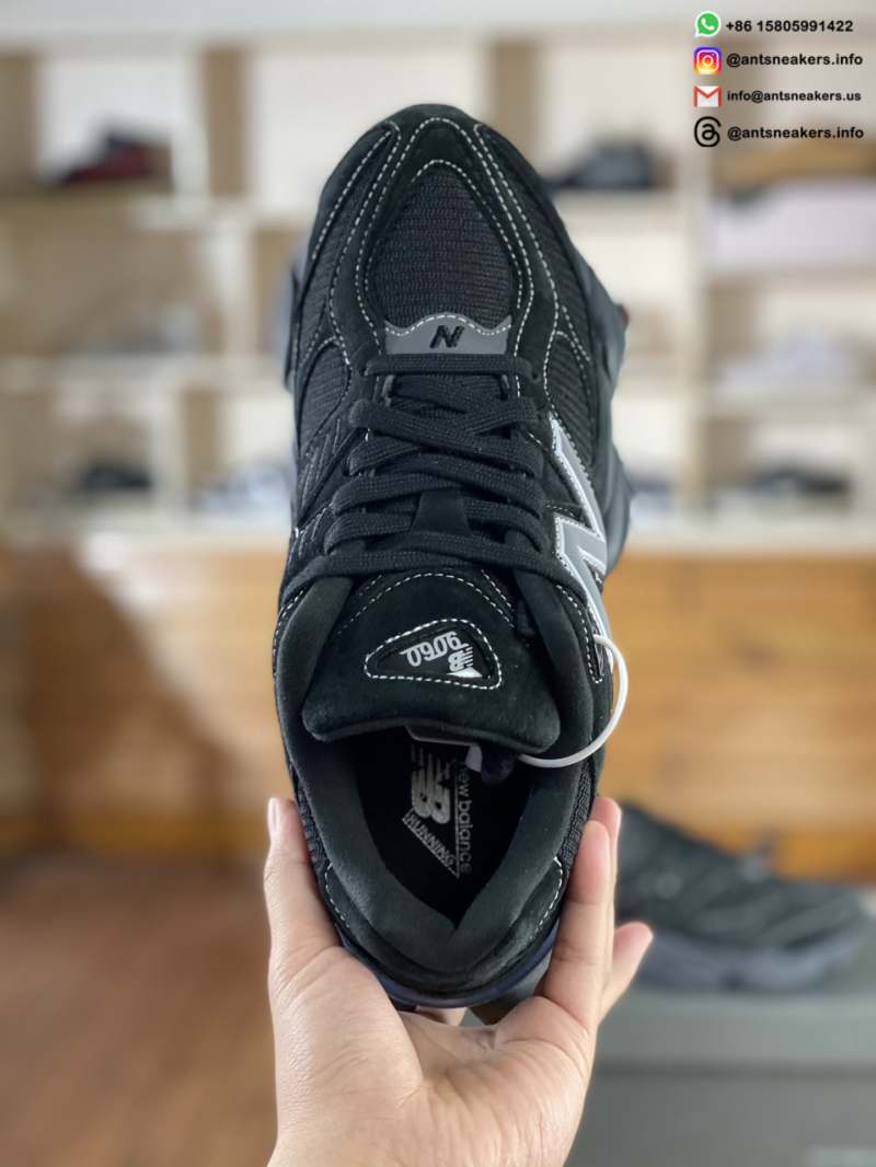 New Balance 9060 'Triple Black Suede' U9060BPM
