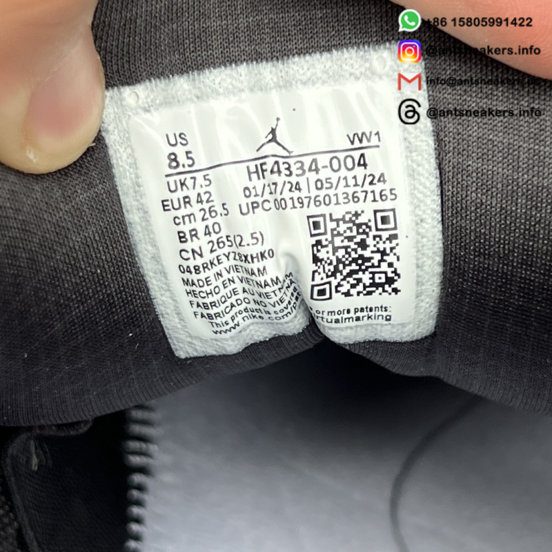 Nigel Sylvester x Air Jordan 4 RM SP 'Driveway Grey' HF4334-004