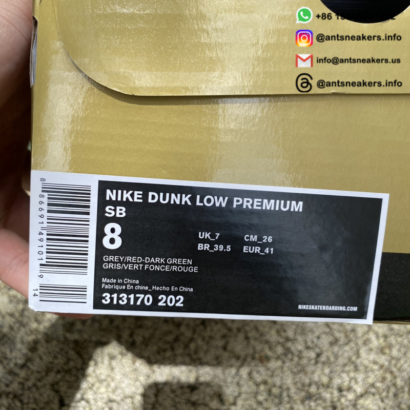 Nike Dunk Low Pro SB 'Freddy Krueger' 313170-202