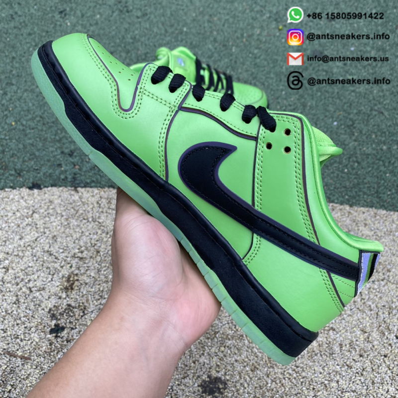 The Powerpuff Girls x Nike Dunk Low Pro SB QS 'Buttercup' FZ8319-300