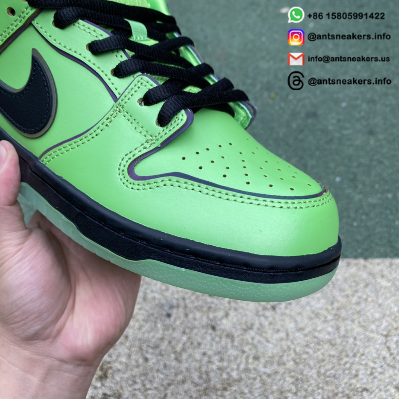 The Powerpuff Girls x Nike Dunk Low Pro SB QS 'Buttercup' FZ8319-300