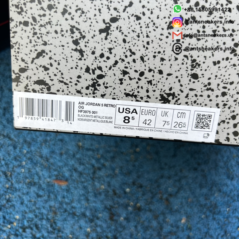 Air Jordan 5 Retro OG 'Metallic Reimagined' HF3975-001 - Image 3