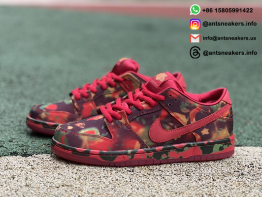 The Wizard of Oz x Nike Dunk Low SB 'Poppy Field' FZ1291-600 - Image 2