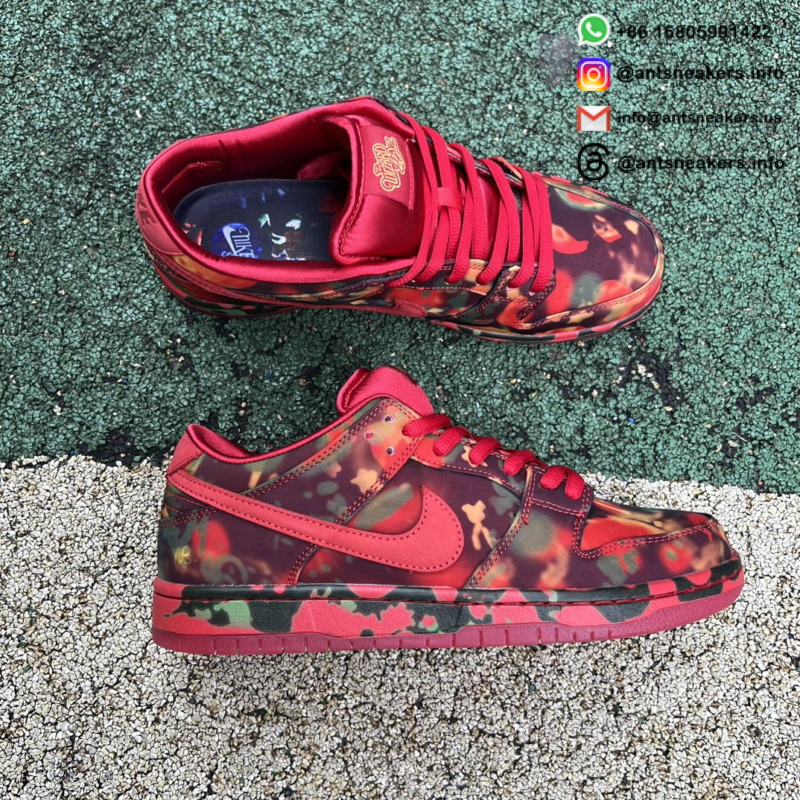 The Wizard of Oz x Nike Dunk Low SB 'Poppy Field' FZ1291-600