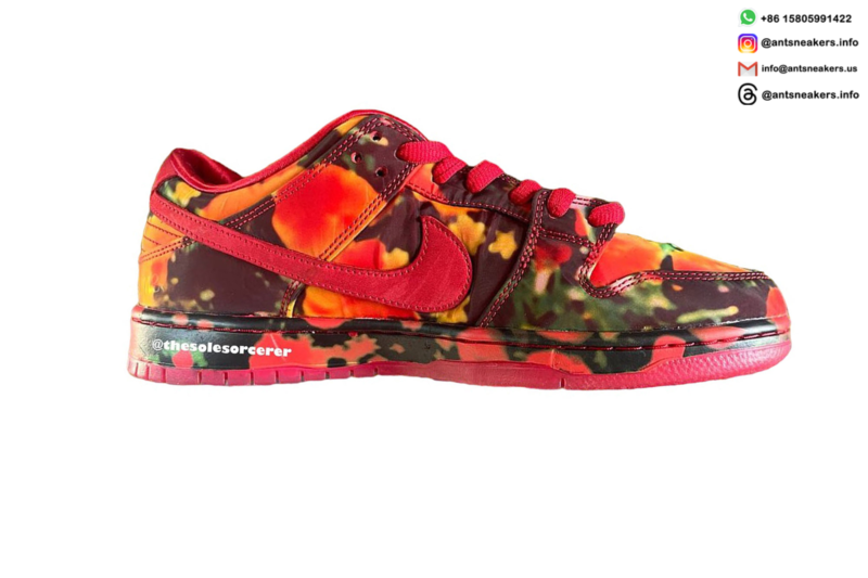 The Wizard of Oz x Nike Dunk Low SB 'Poppy Field' FZ1291-600