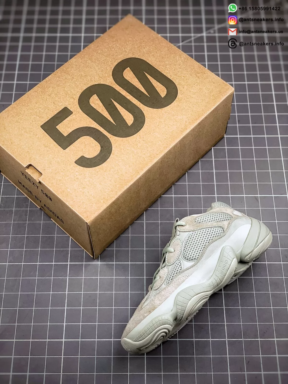 Yeezy 500 'Salt' EE7287 Sneakers Running Shoes