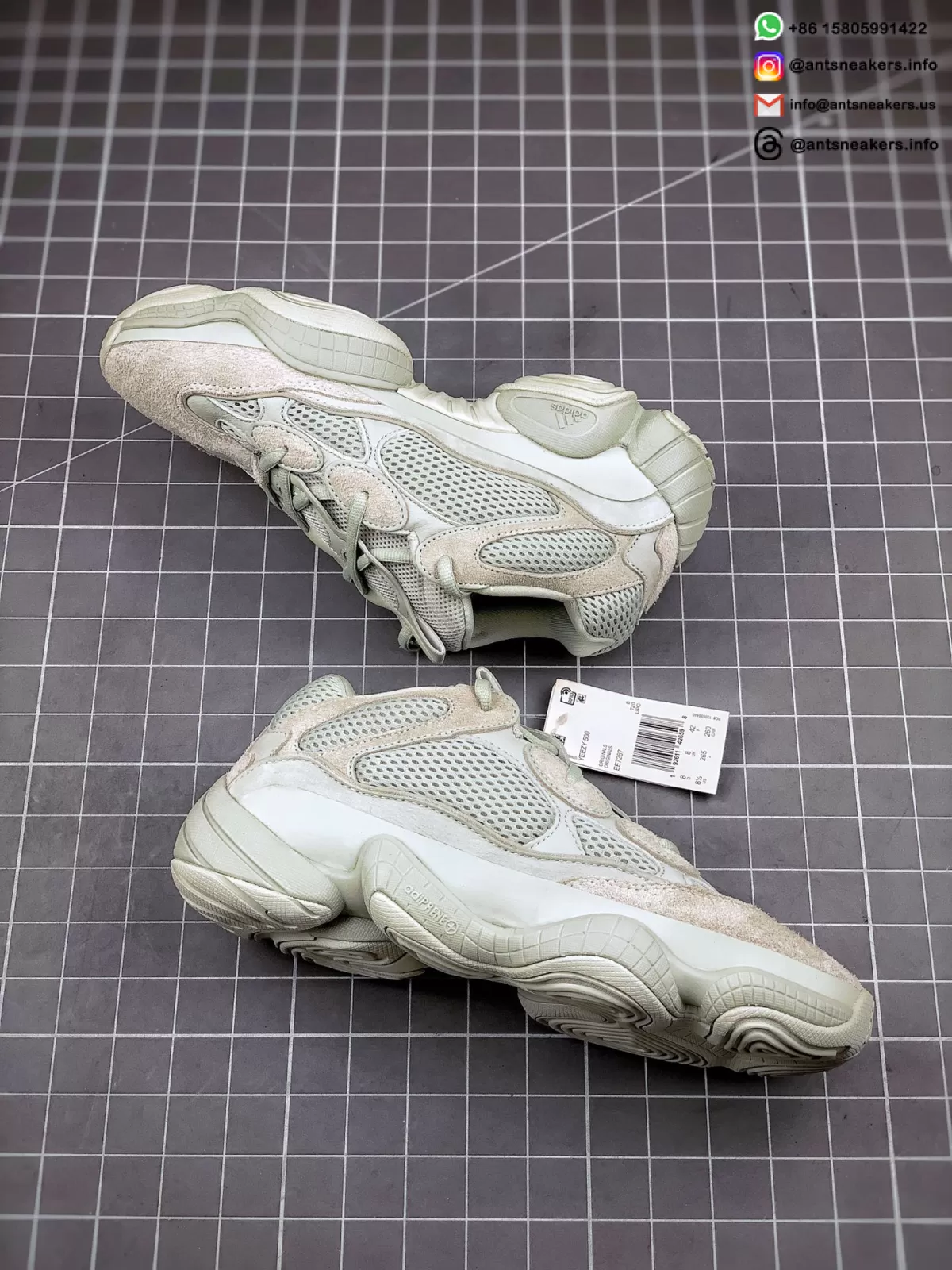 Yeezy 500 'Salt' EE7287 Sneakers Running Shoes