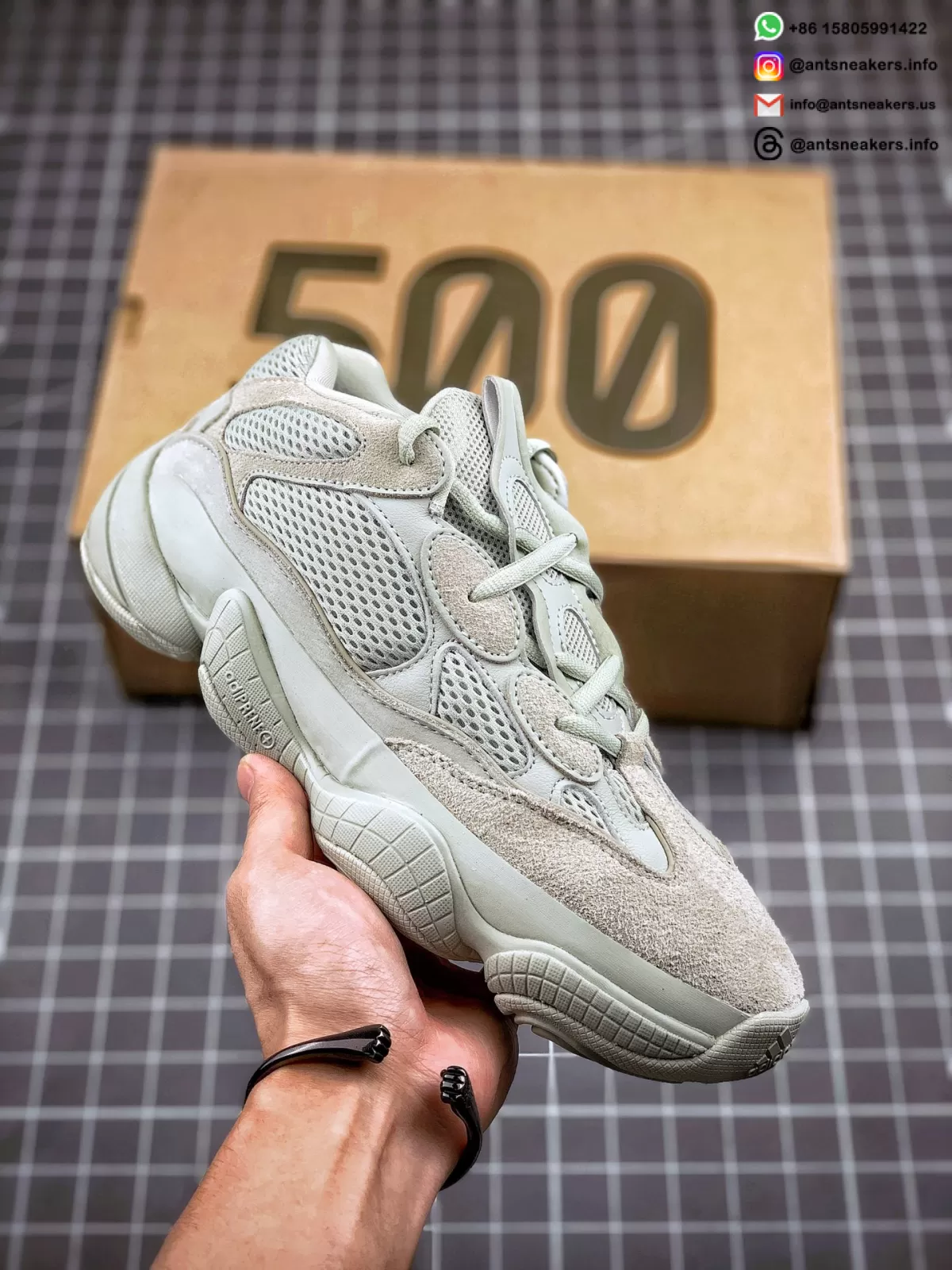 Yeezy 500 'Salt' EE7287 Sneakers Running Shoes
