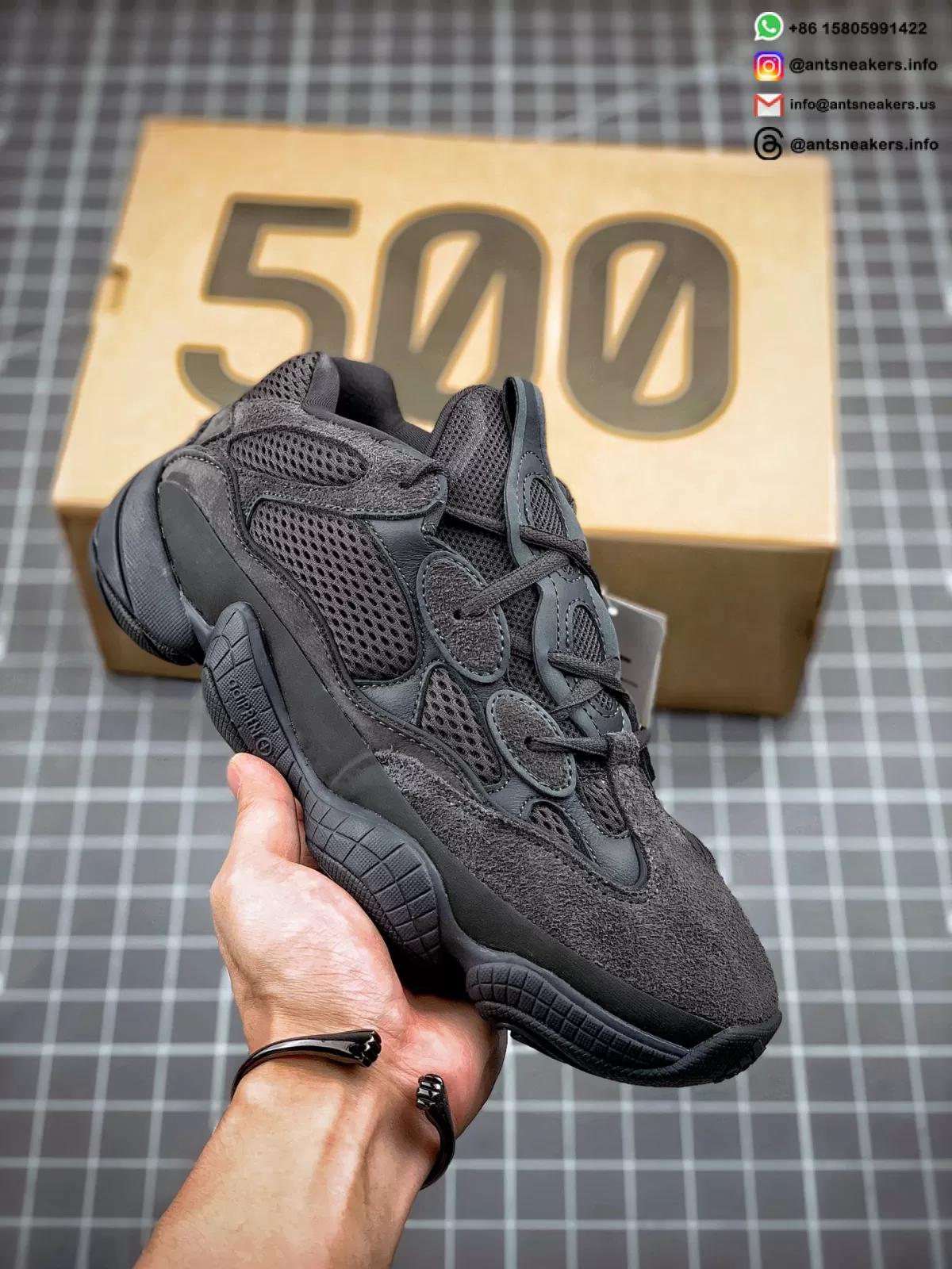 Yeezy 500 'Utility Black' 2023 F36640-23