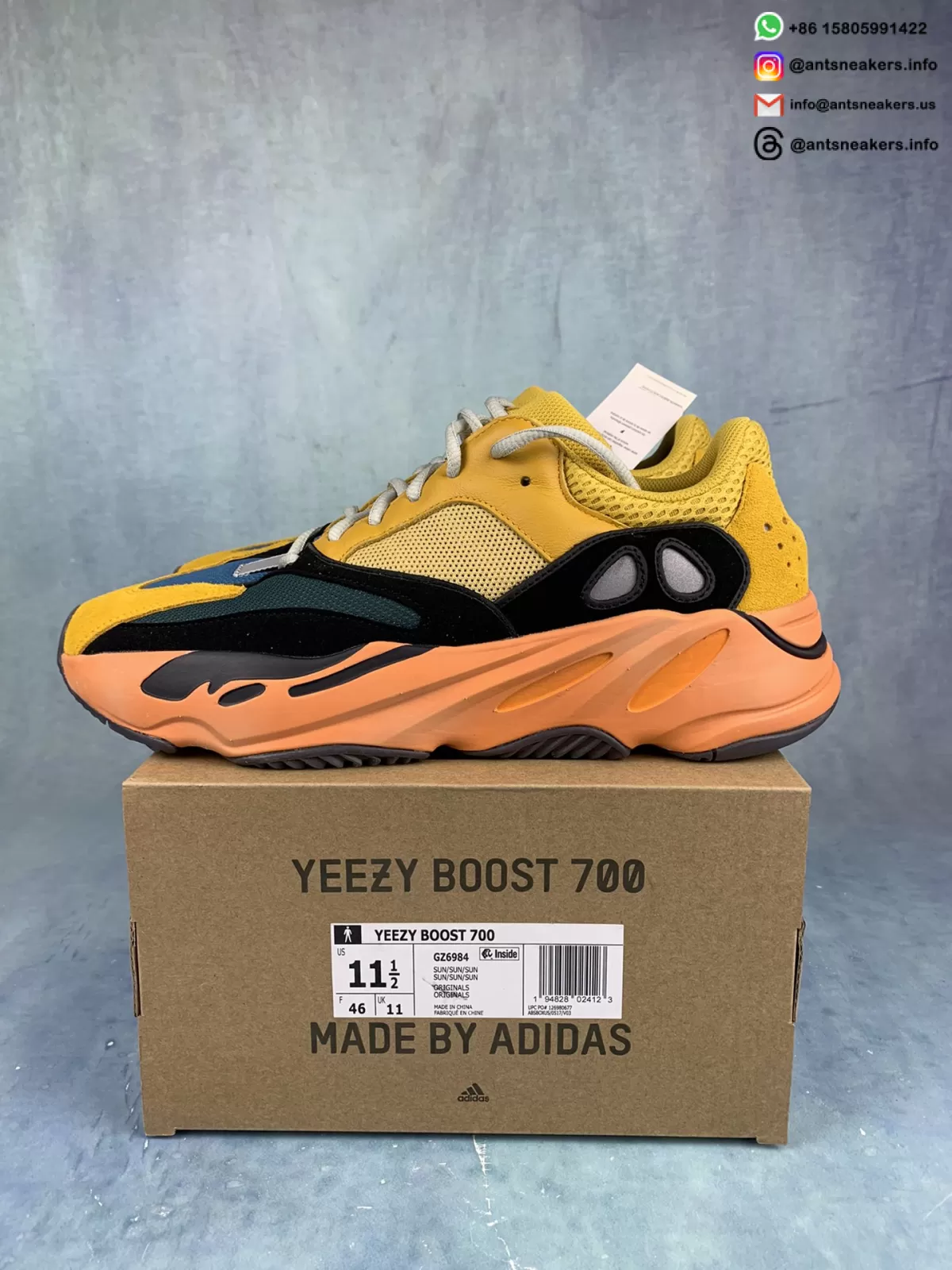 Yeezy Boost 700 'Sun' GZ6984 Sneakers Running Shoes