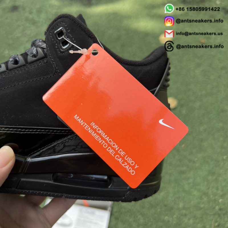 Air Jordan 3 Retro 'Black Cat' 2025 CT8532-001