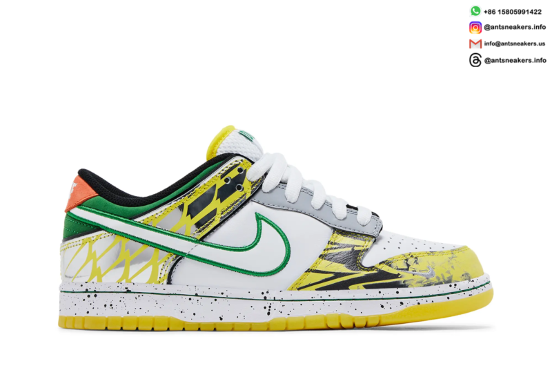 Nike Dunk Low 'What the Duck - University of Oregon Away' PE HV1454-100