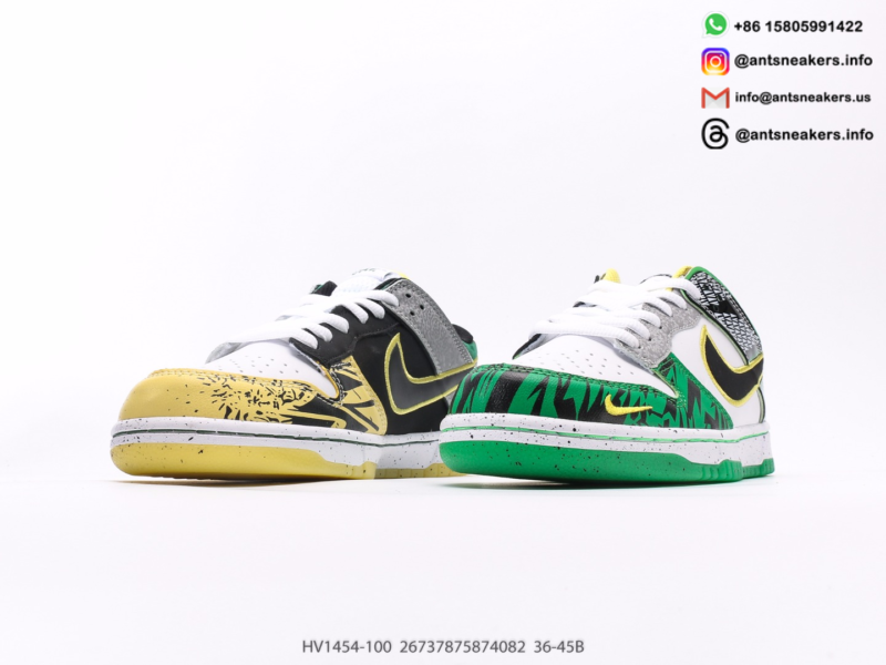 Nike Dunk Low 'What the Duck - University of Oregon Away' PE HV1454-100