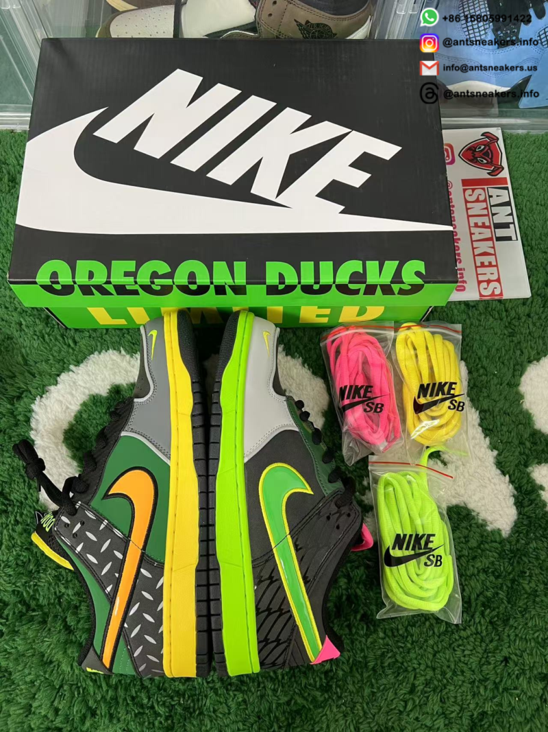 Nike Dunk Low 'What the Duck - University of Oregon Home' PE HV1454-001