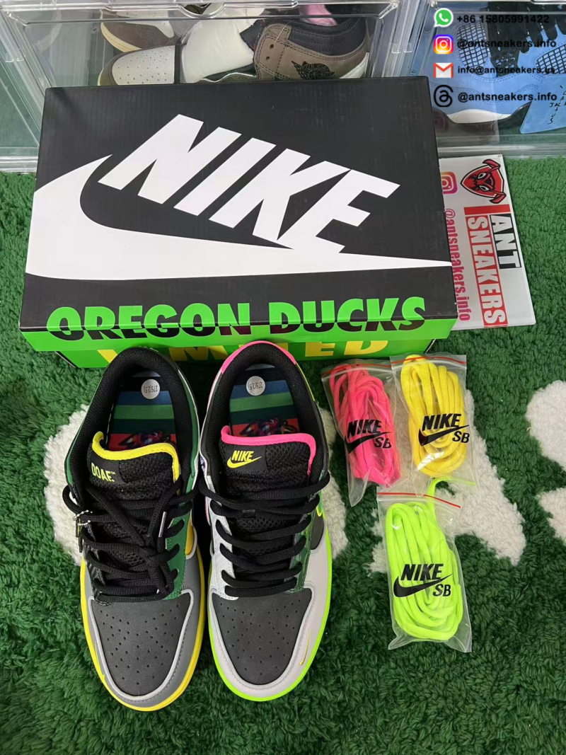 Nike Dunk Low 'What the Duck - University of Oregon Home' PE HV1454-001